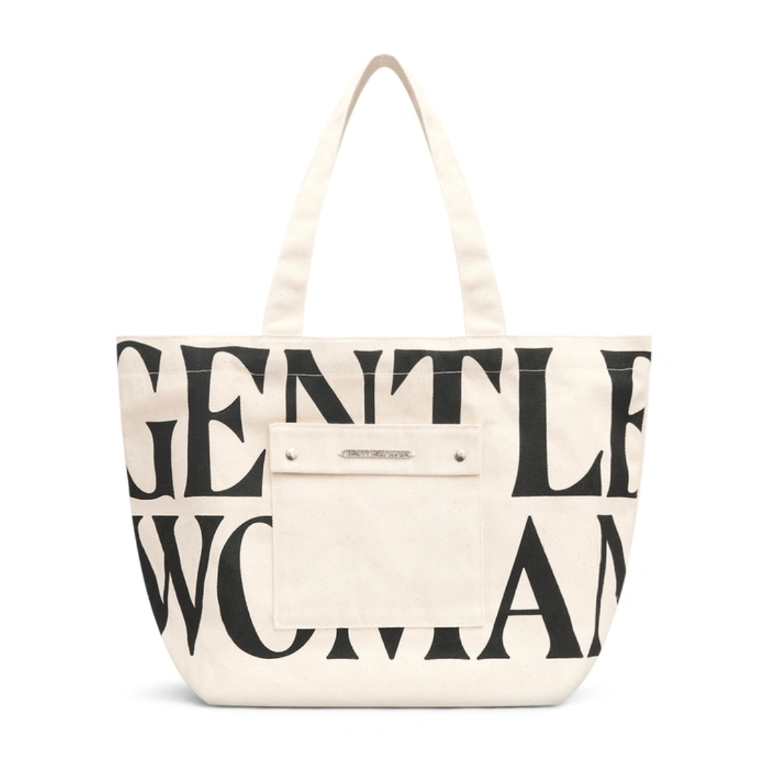 GENTLEWOMEN Painted Wall Tote - Cream