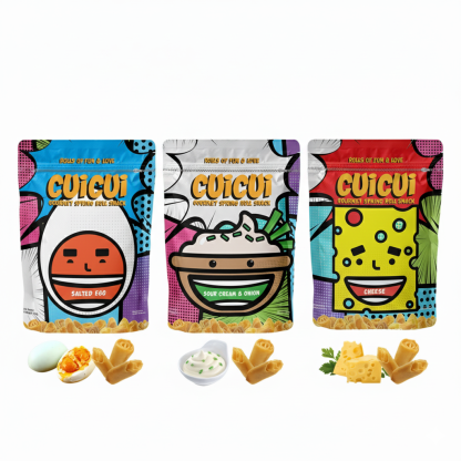 CuiCui Mini Popiah Snack (3 Packs Set)