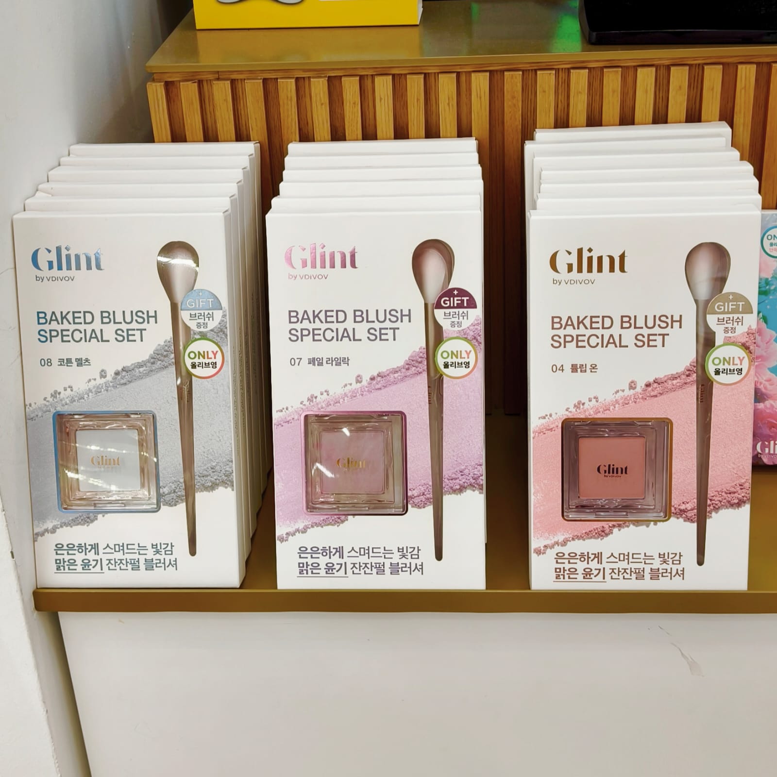 Glint Baked Blush and Brush Special Set 