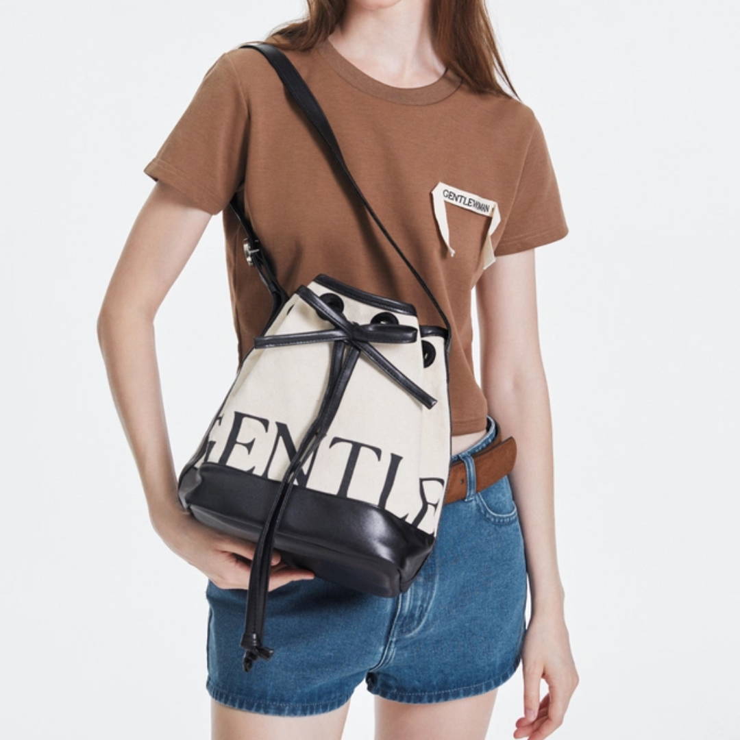 GENTLEWOMEN Magnetic Bucket Bag - BLACK