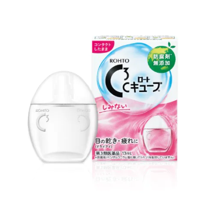 Rohto C3 Contact Lens Eye Drops Menthol-Free 13ml 