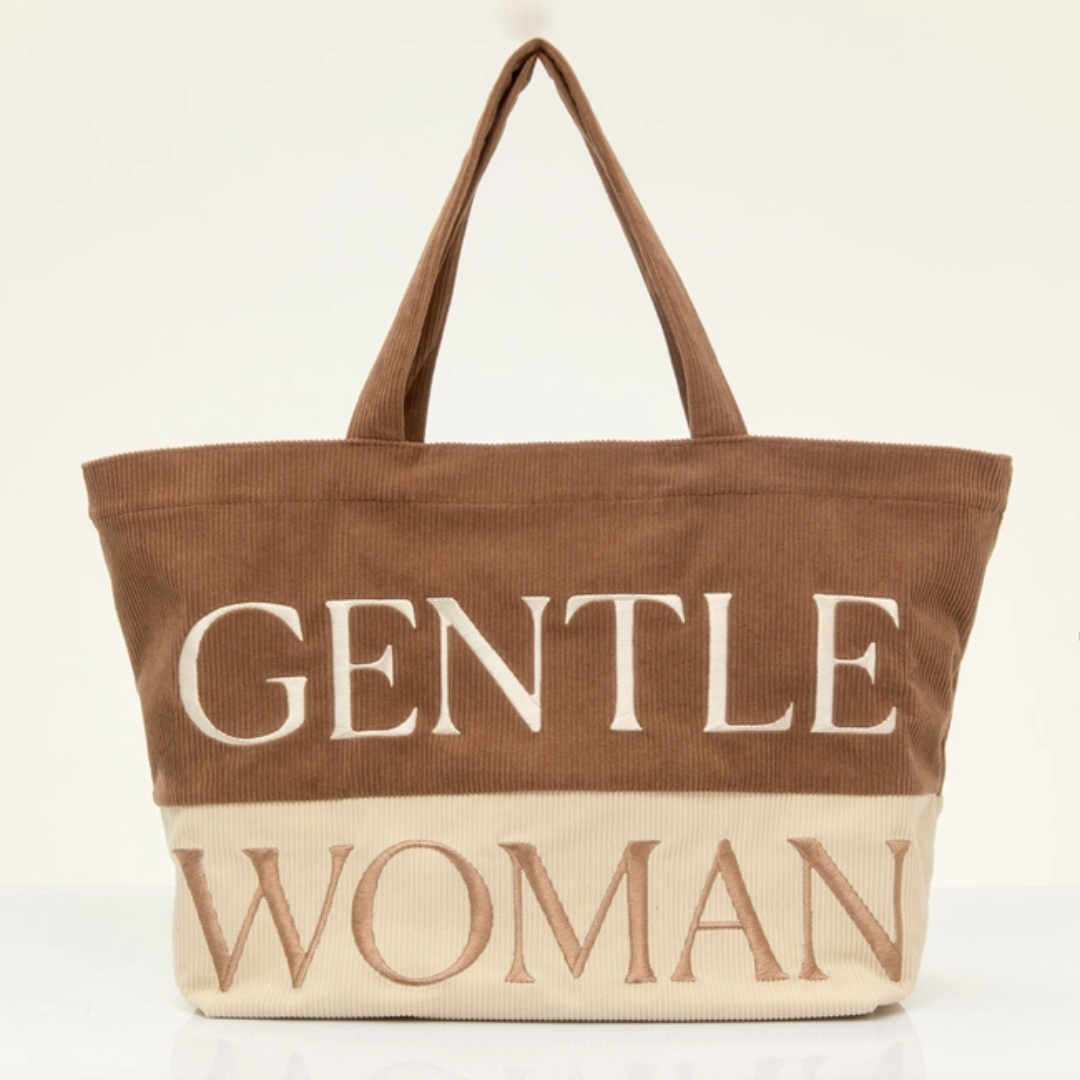 GENTLEWOMEN SAFARI SENSATION CORDUROY TOTE