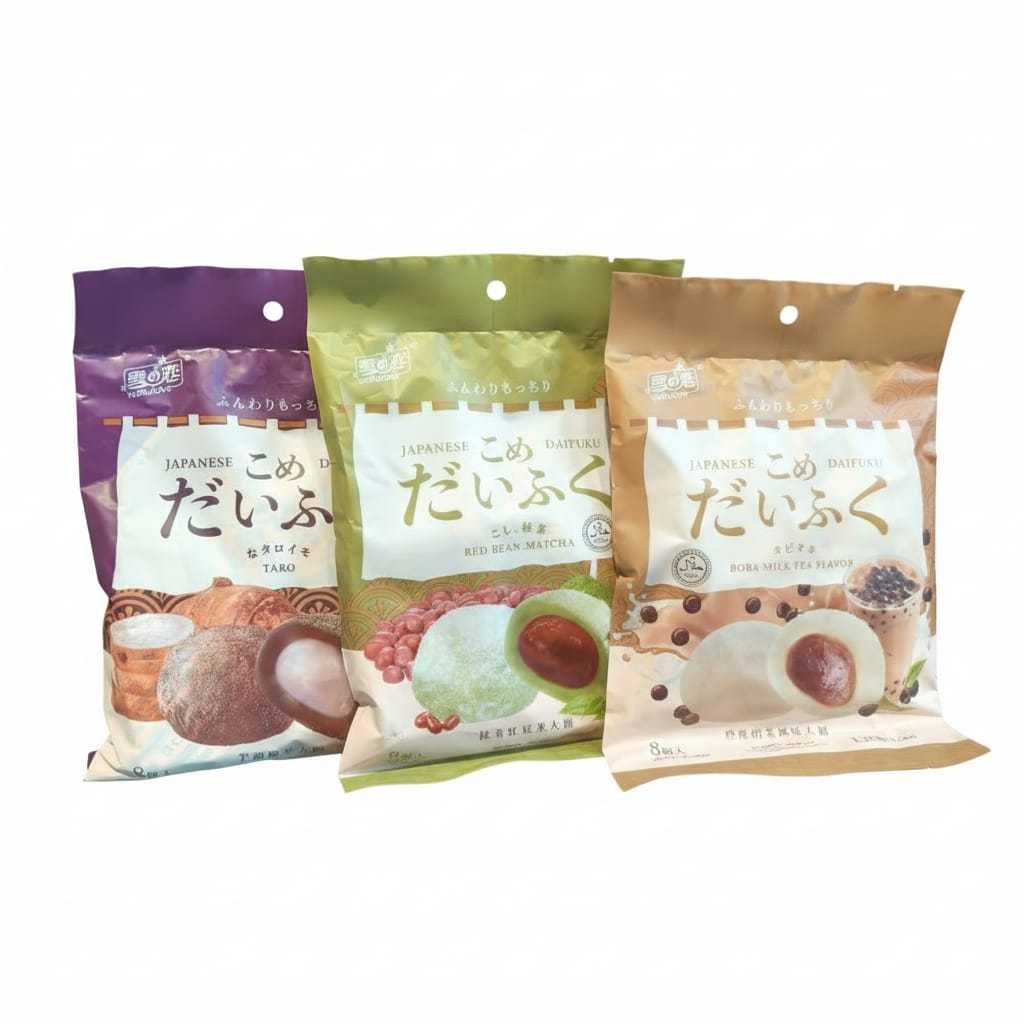 Yuki & Love Japanese Daifuku Mochi - Available in 3 flavours