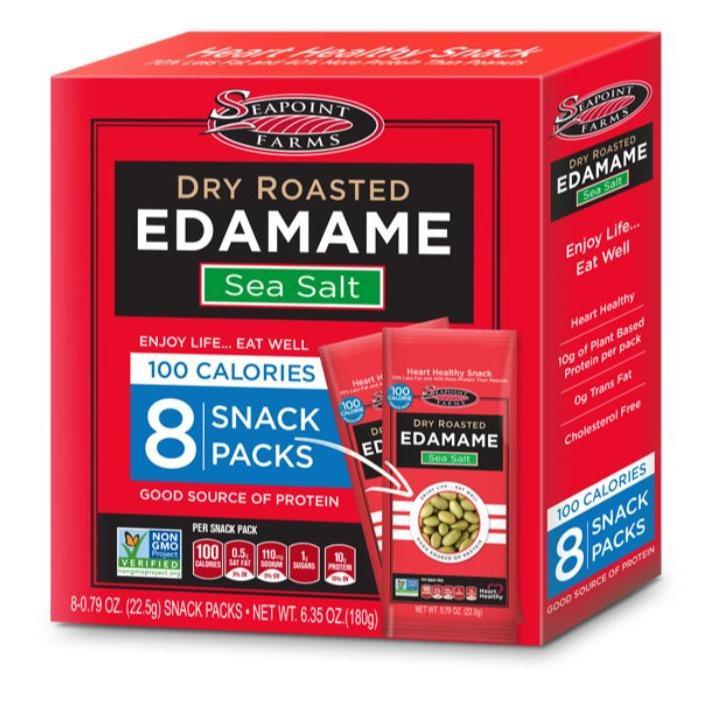 Edamame Snack Packs - 8 x 22.5g - Available in Wasabi / Seasalt