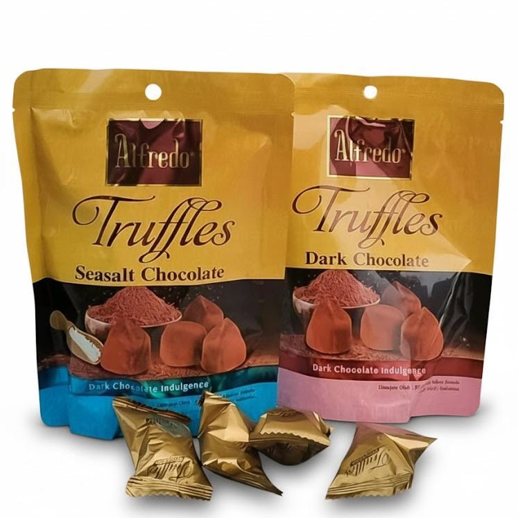 Alfredo Truffle - Dark Chocolate / Seasalt Dark Chocolate