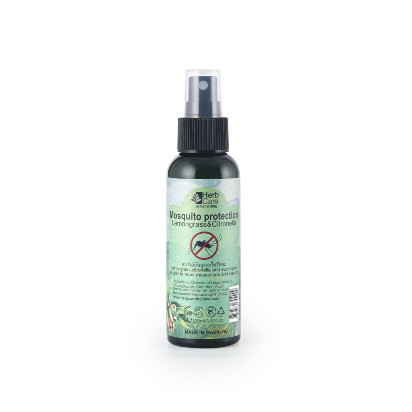 Herbcare All Natural Ingredient Mosquito protection spray 100ml