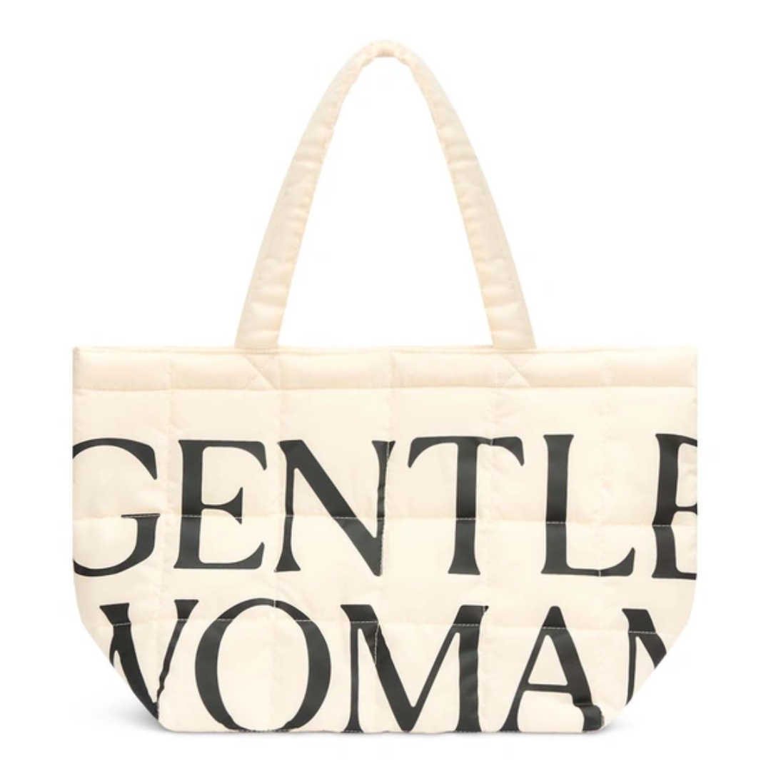 Gentlewoman Puffer Bag - Black / Grey / Cream