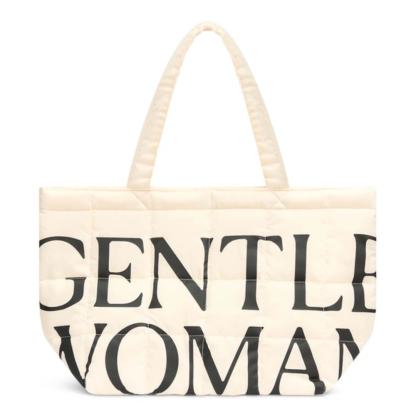 Gentlewoman Puffer Bag  - Black / Grey / Cream
