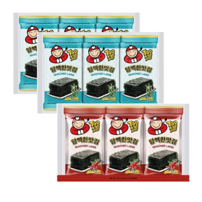 Tao Kae Noi Seasoned Laver Seaweed - for Flavorful Dishes or Snacks (Bundle Deal)
