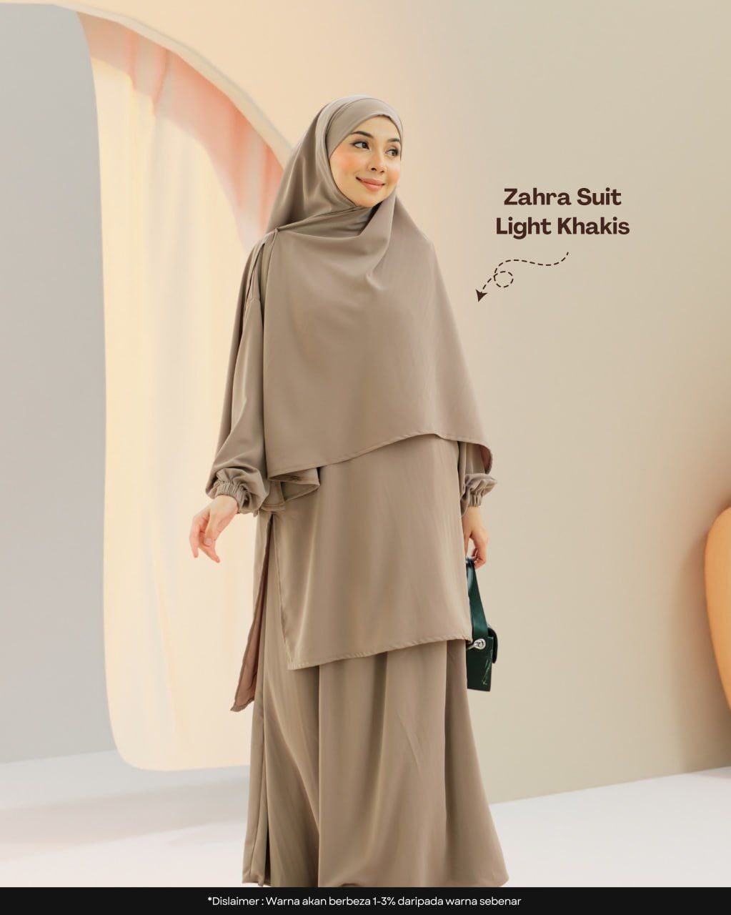 Zahra Suit (Blouse, Skirt, Instant Khimar Bawal & Purdah)