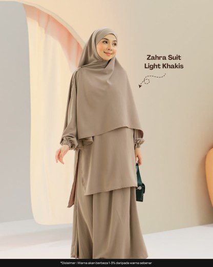 Zahra Suit (Blouse, Skirt, Instant Khimar Bawal & Purdah)