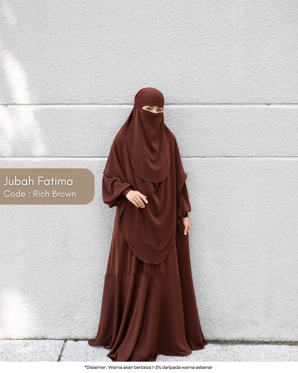 Jubah Fatima (Free Khimar & Niqab)