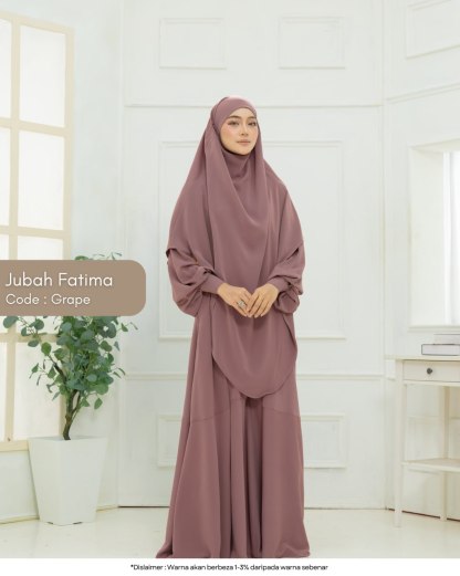 Jubah Fatima (Free Khimar & Niqab)