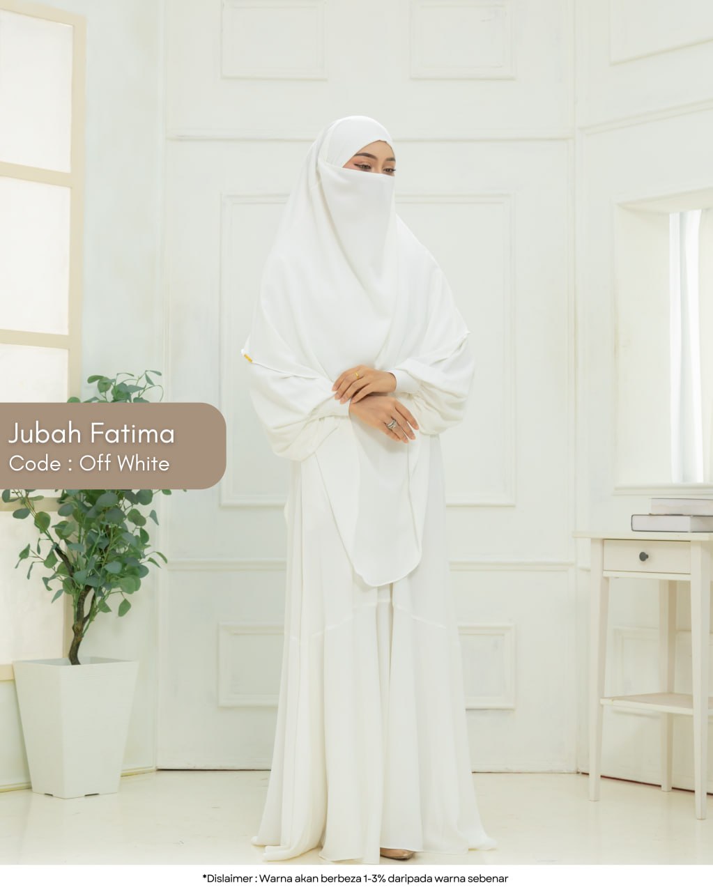 Jubah Fatima (Free Khimar & Niqab)