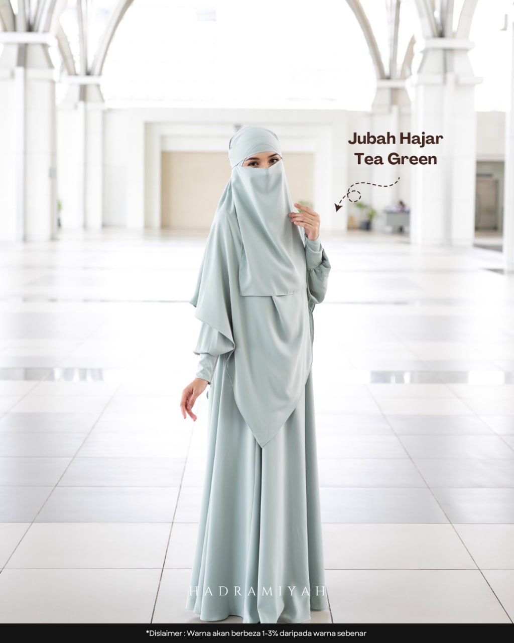 Jubah Hajar (Free Khimar & Niqab)