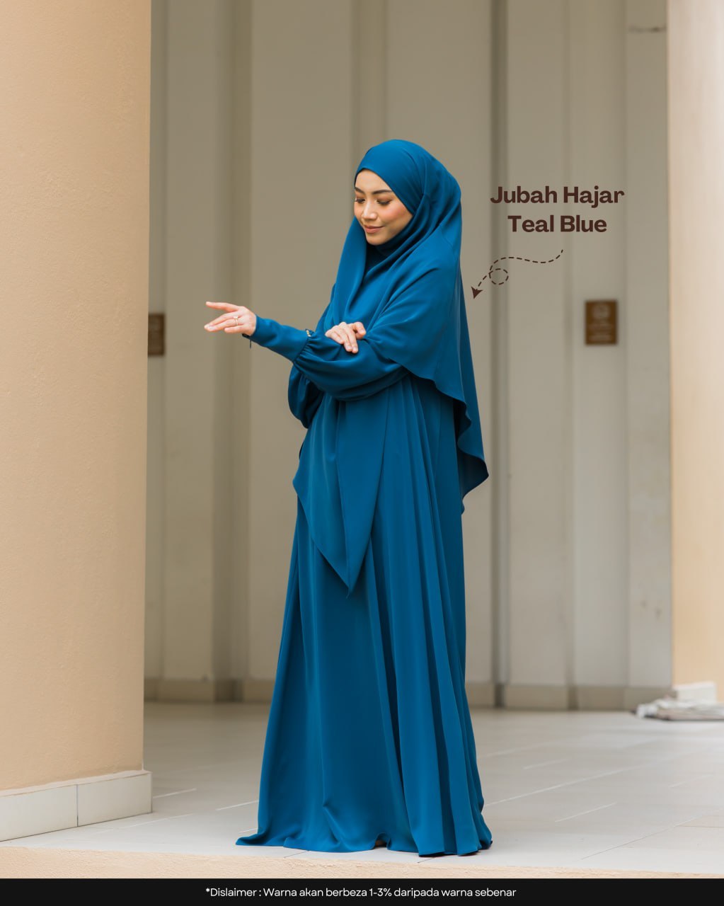 Jubah Hajar (Free Khimar & Niqab)