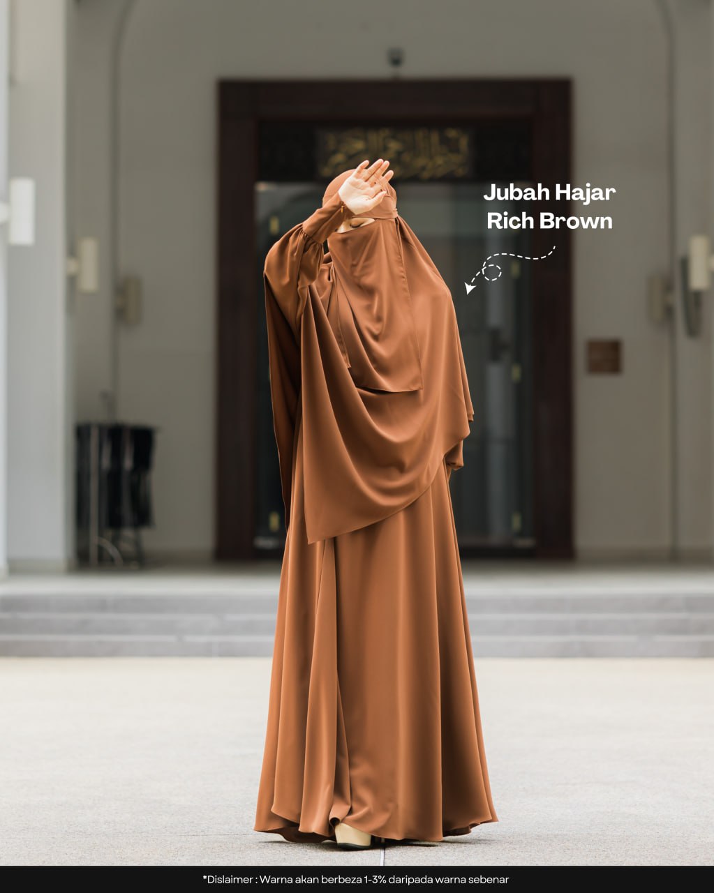 Jubah Hajar (Free Khimar & Niqab)