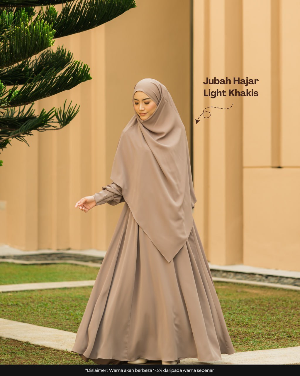 Jubah Hajar (Free Khimar & Niqab)