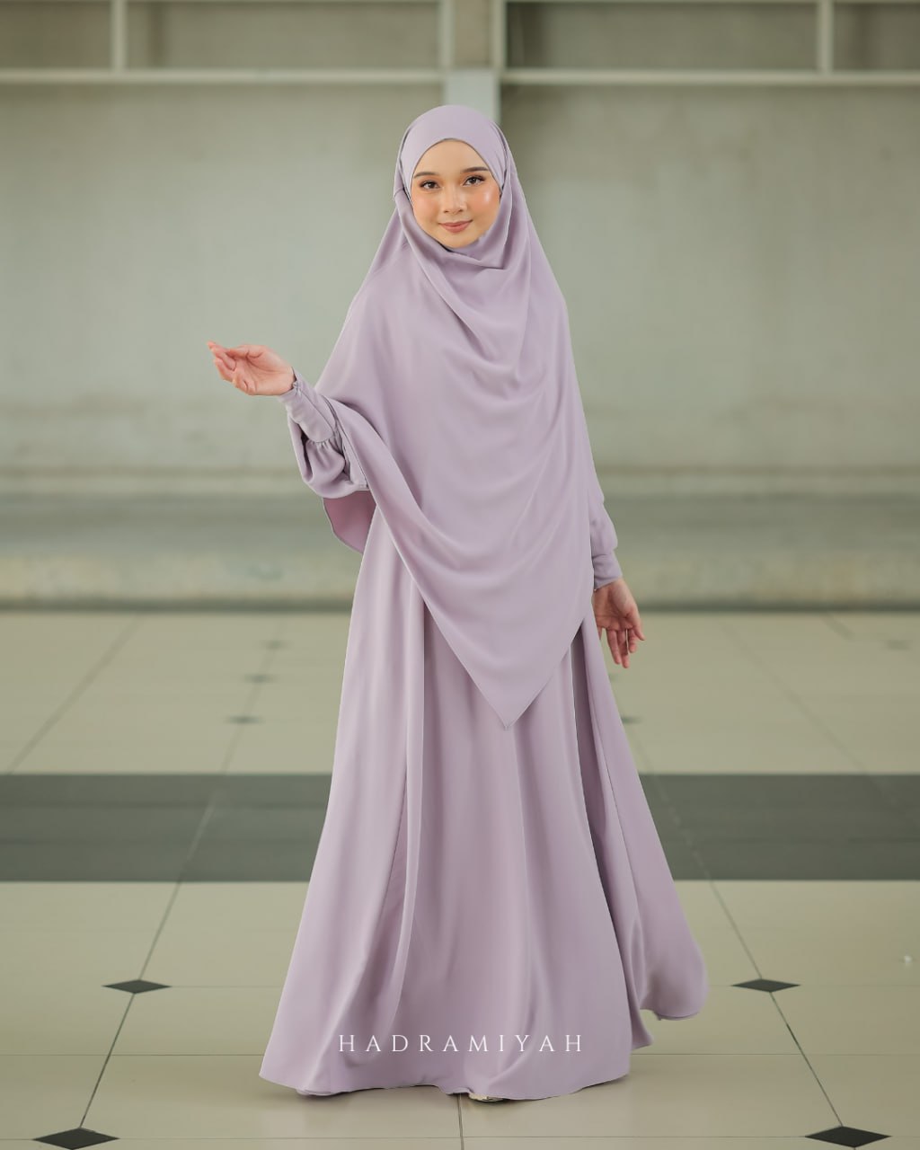 Jubah Hajar (Free Khimar & Niqab)