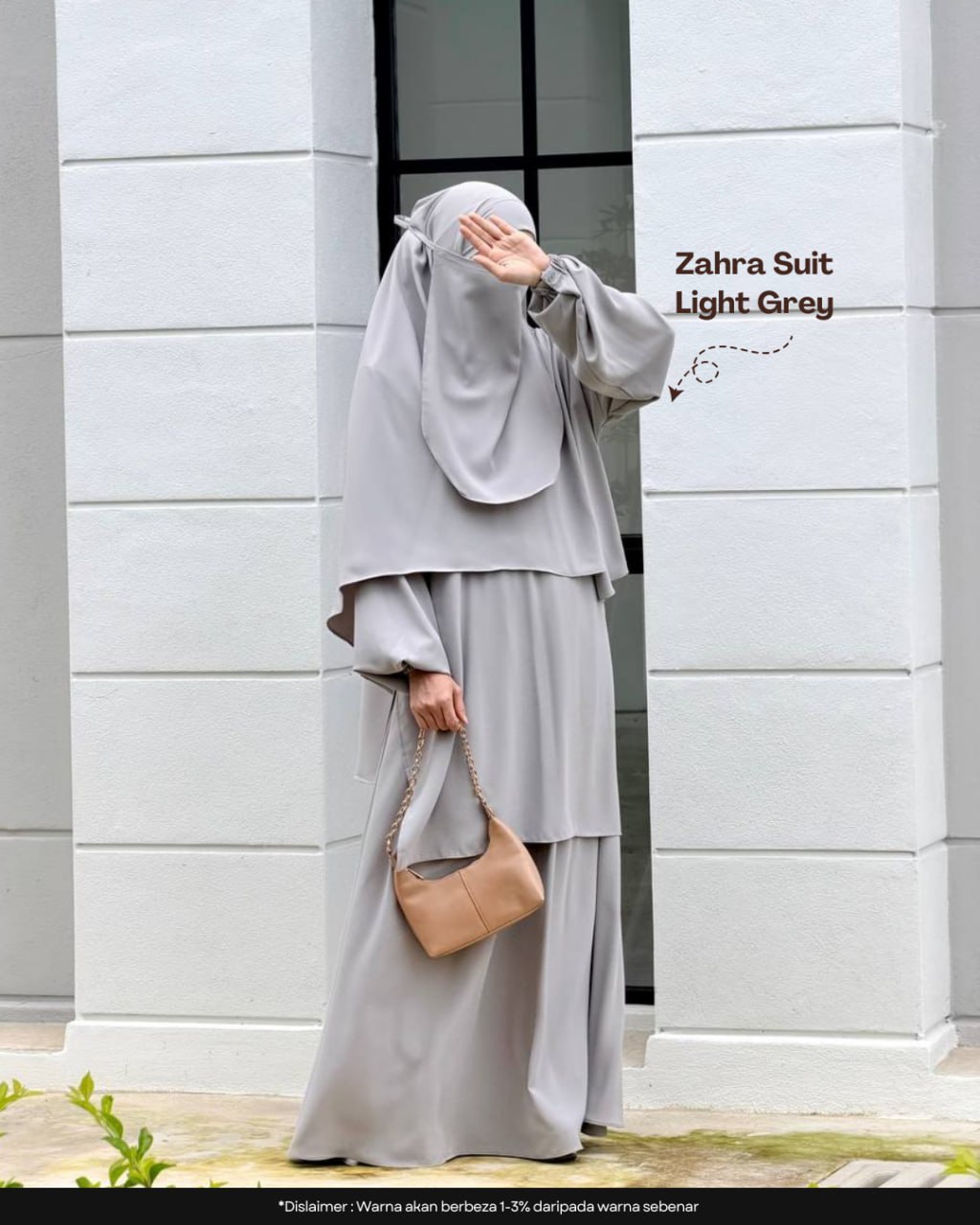 Zahra Suit (Blouse, Skirt, Instant Khimar Bawal & Purdah)