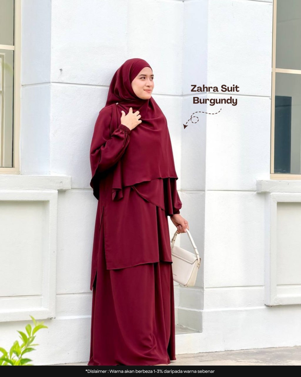 Zahra Suit (Blouse, Skirt, Instant Khimar Bawal & Purdah)