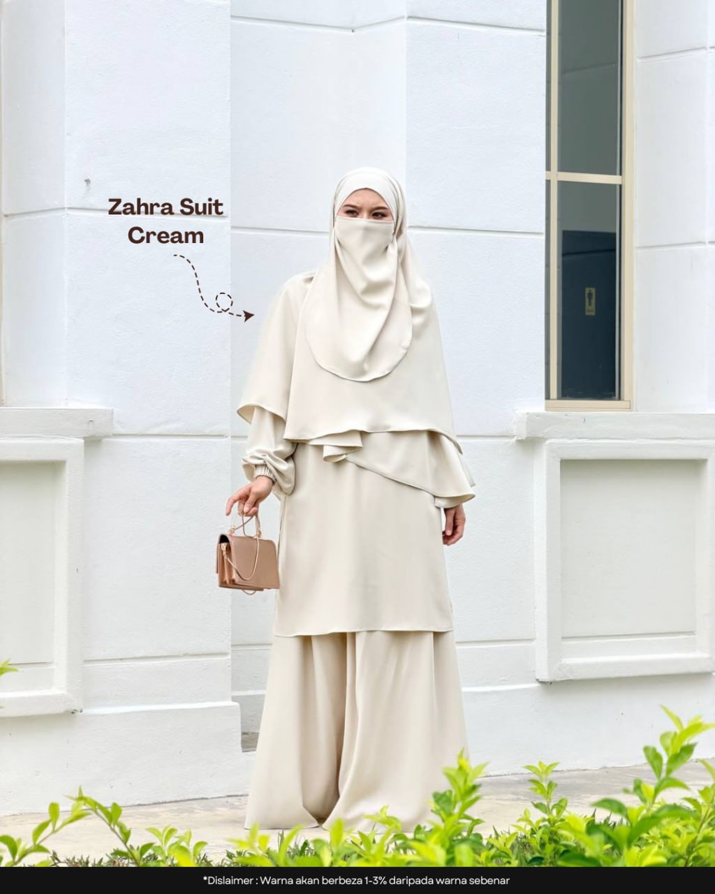 Zahra Suit (Blouse, Skirt, Instant Khimar Bawal & Purdah)