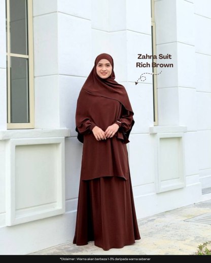 Zahra Suit (Blouse, Skirt, Instant Khimar Bawal & Purdah)