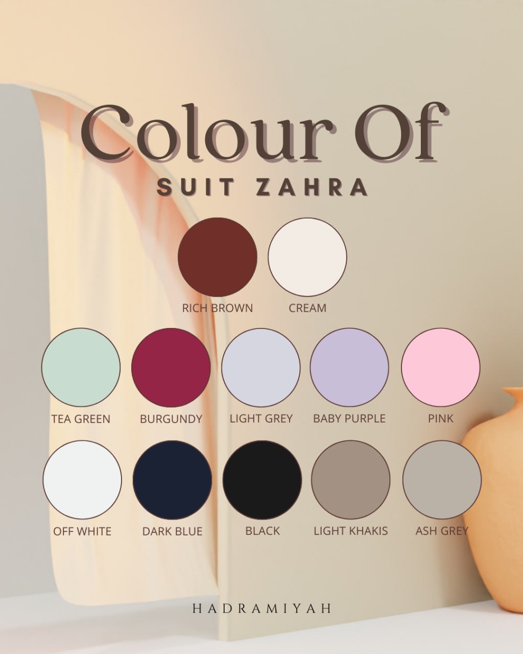 Zahra Suit (Blouse, Skirt, Instant Khimar Bawal & Purdah)
