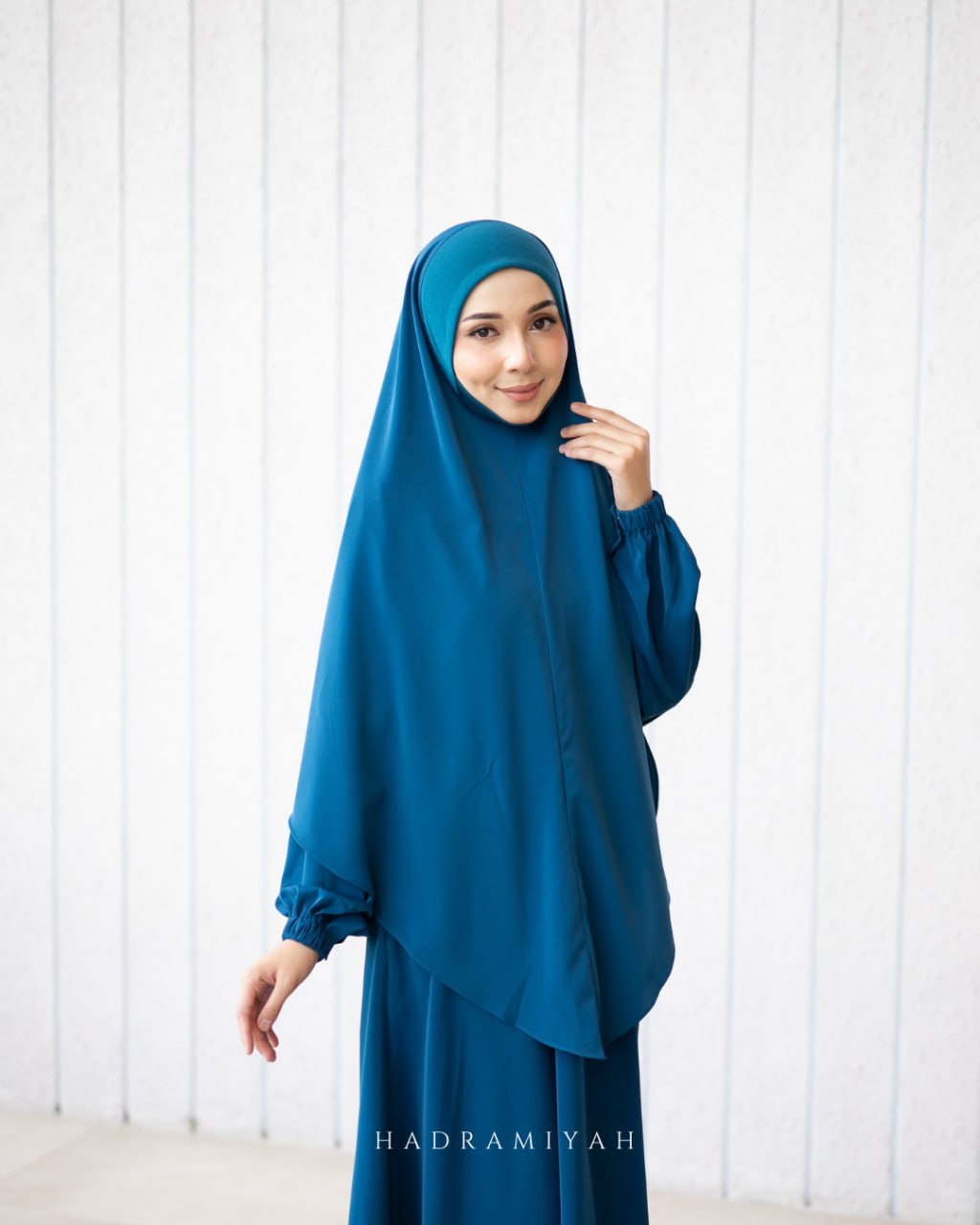 Jubah Asiah (Free Tudung Sarung Berdagu & Niqab 1 Layer)