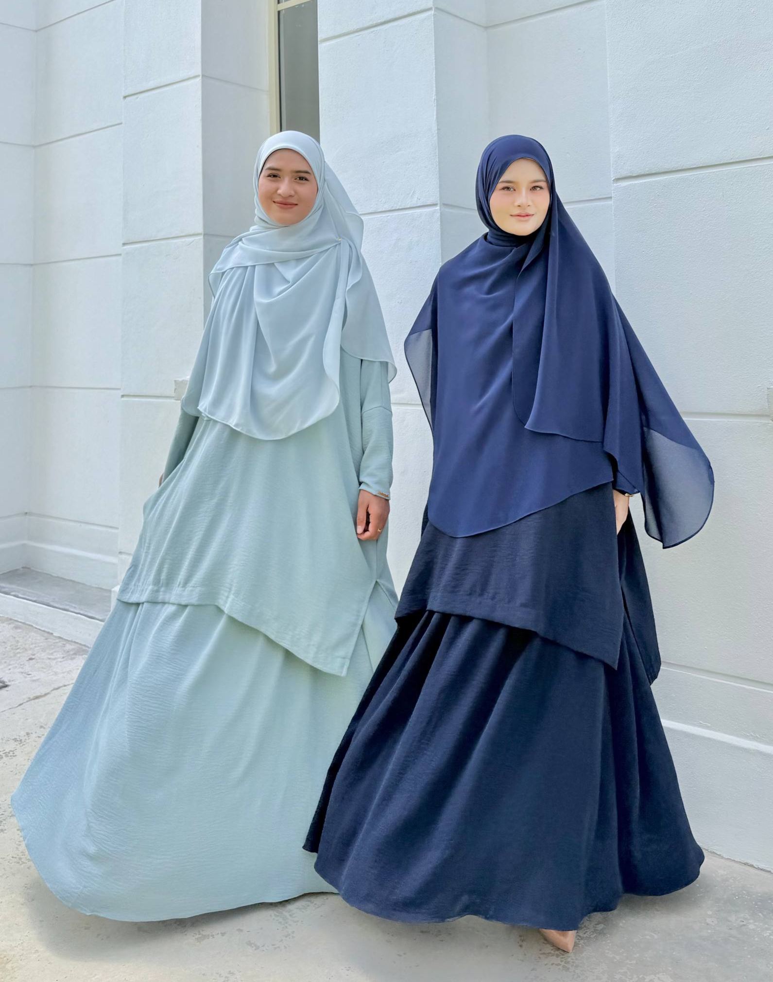 Hadramiyah Daisy Blouse Skirt Suit (Blouse & Skirt) Umrah Travel Muslimah