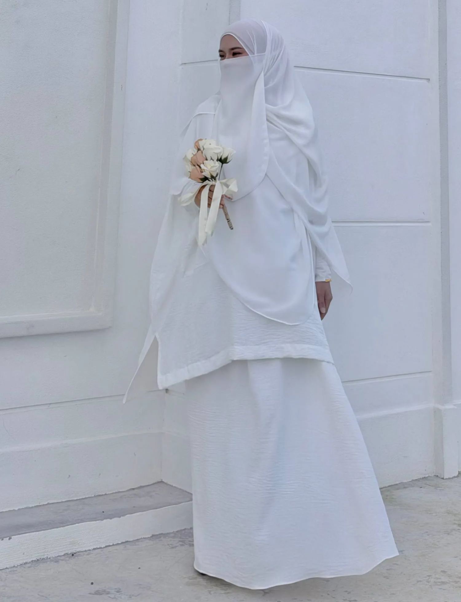 Hadramiyah Daisy Blouse Skirt Suit (Blouse & Skirt) Umrah Travel Muslimah