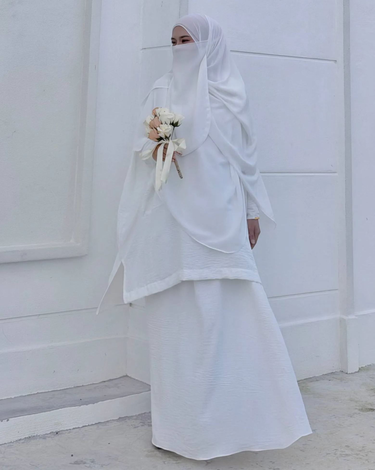 Hadramiyah Daisy Blouse Skirt Suit (Blouse & Skirt) Umrah Travel Muslimah