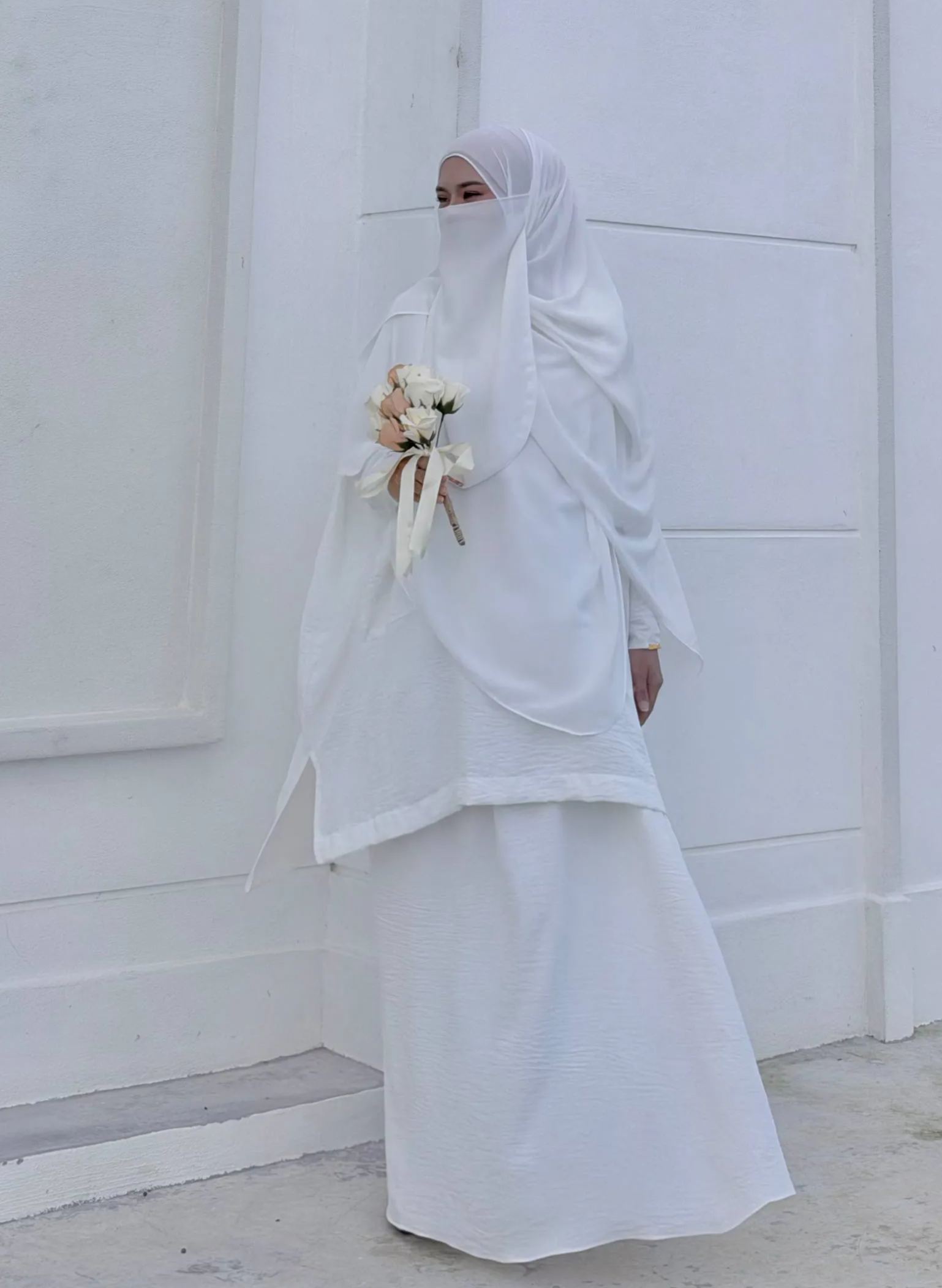 Hadramiyah Daisy Blouse Skirt Suit (Blouse & Skirt) Umrah Travel Muslimah