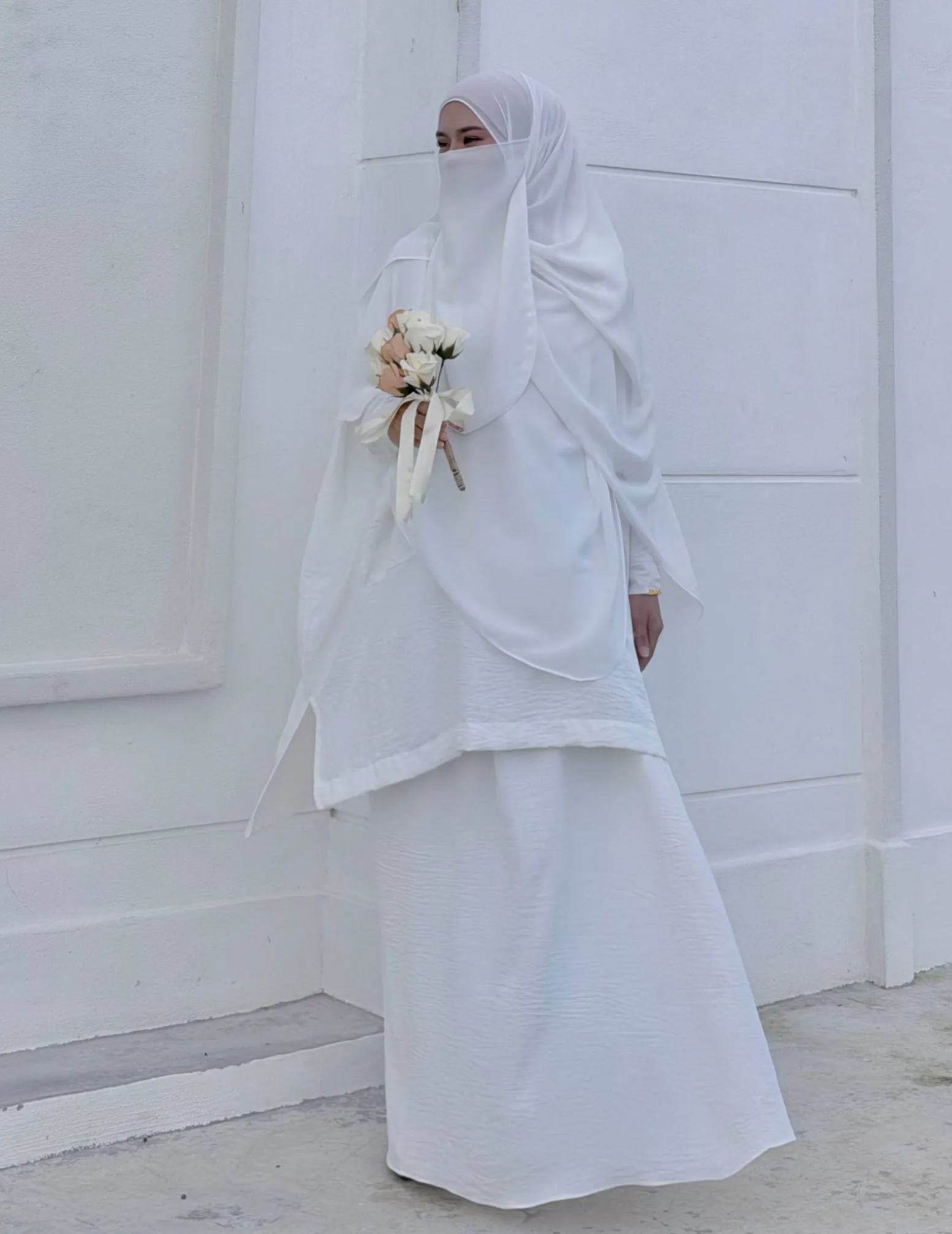 Hadramiyah Daisy Blouse Skirt Suit (Blouse & Skirt) Umrah Travel Muslimah