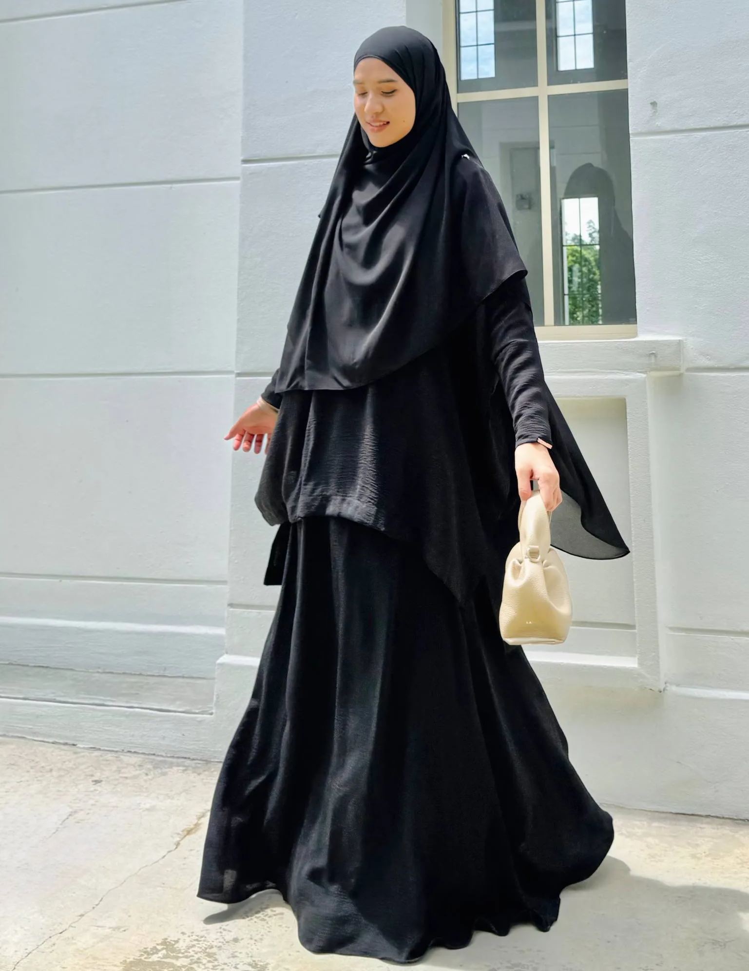 Hadramiyah Daisy Blouse Skirt Suit (Blouse & Skirt) Umrah Travel Muslimah