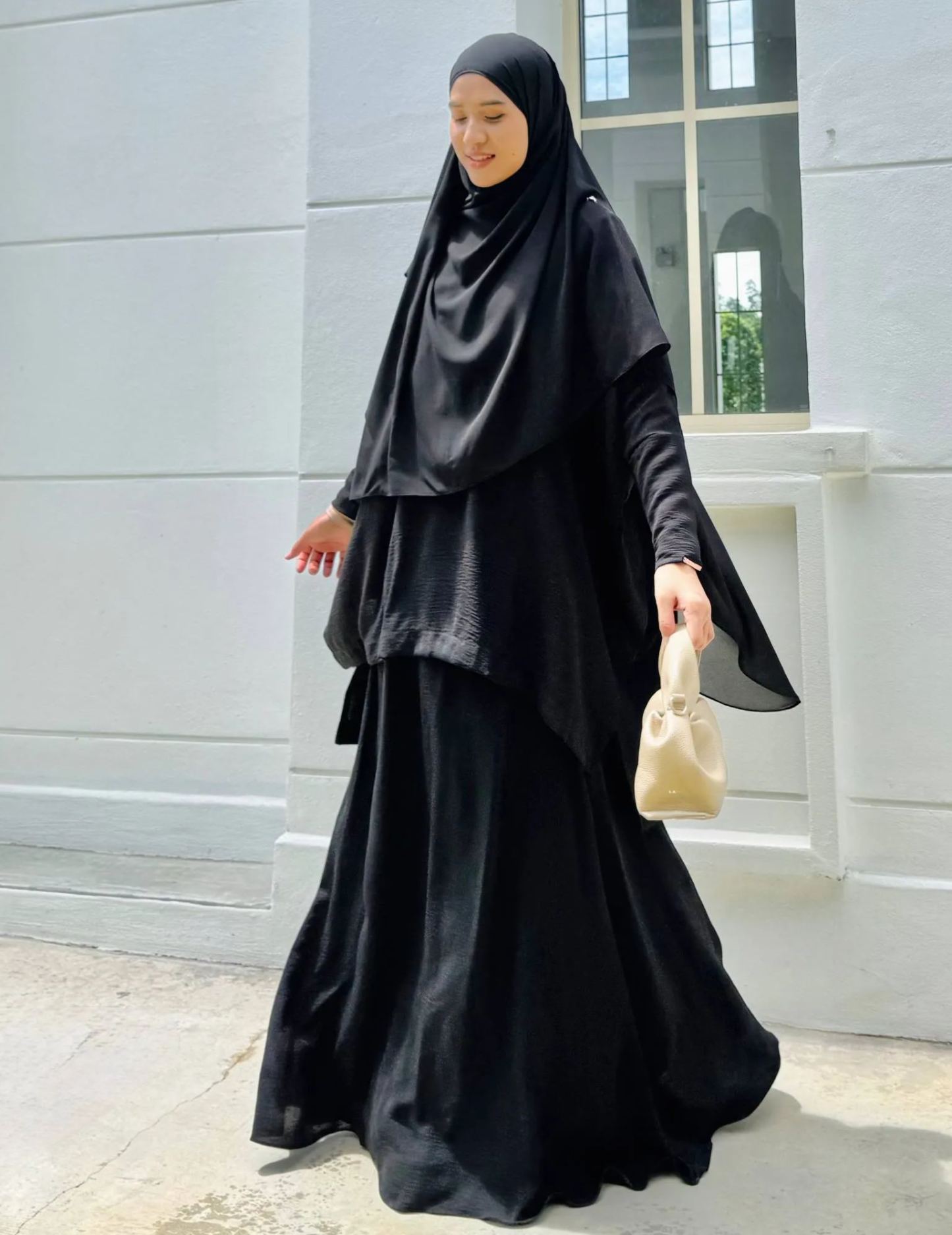 Hadramiyah Daisy Blouse Skirt Suit (Blouse & Skirt) Umrah Travel Muslimah
