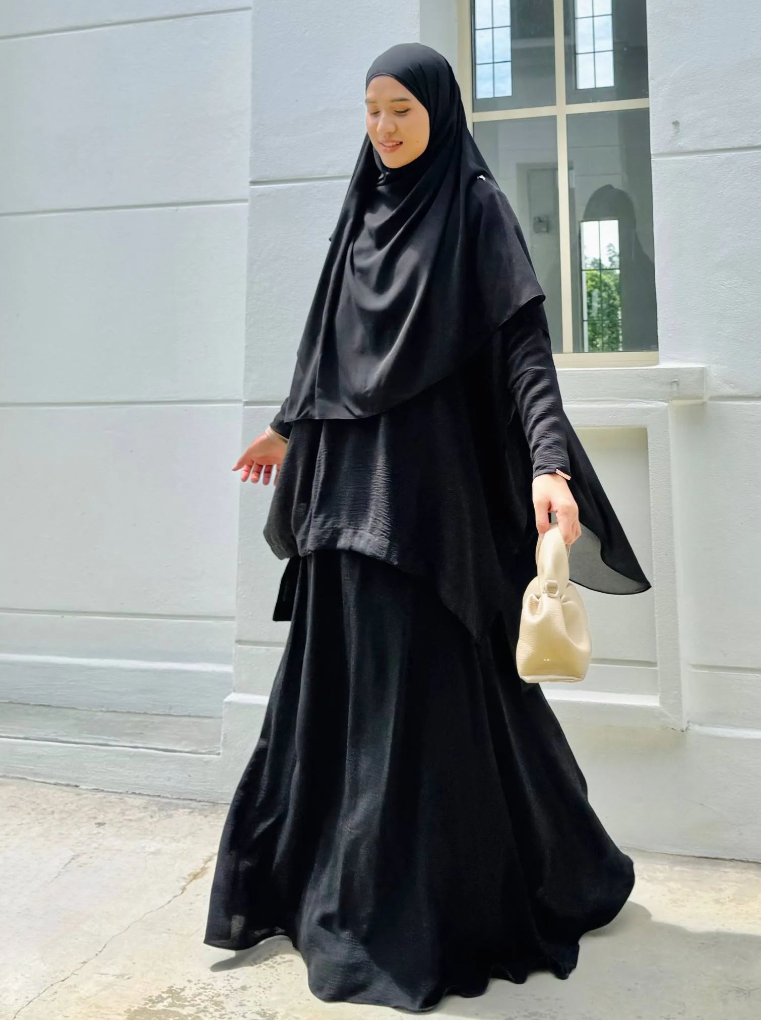 Hadramiyah Daisy Blouse Skirt Suit (Blouse & Skirt) Umrah Travel Muslimah