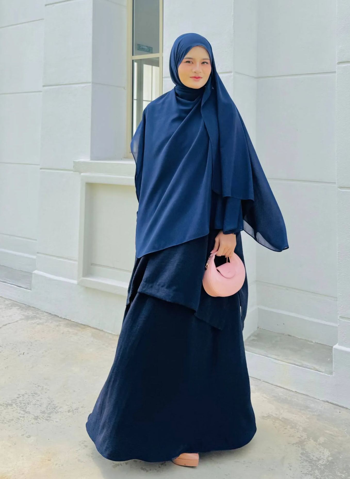 Hadramiyah Daisy Blouse Skirt Suit (Blouse & Skirt) Umrah Travel Muslimah