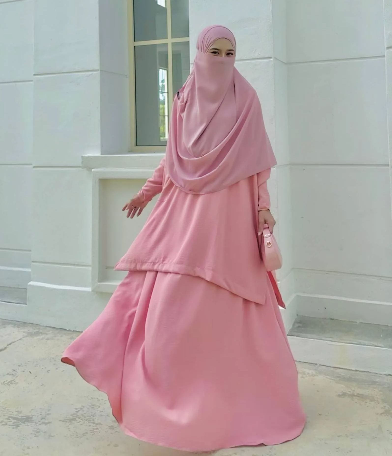 Hadramiyah Daisy Blouse Skirt Suit (Blouse & Skirt) Umrah Travel Muslimah