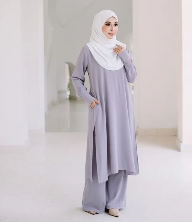 Hadramiyah Huda Suit Umrah Travel Muslimah (Tanpa Tudung)