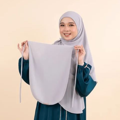 Hadramiyah Purdah Curve Chiffon Umrah Travel Muslimah