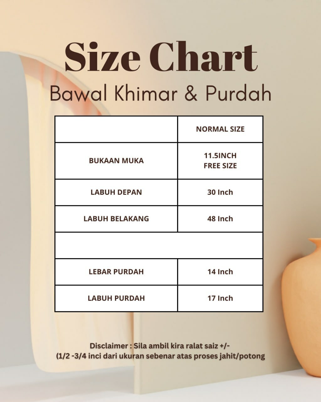 Zahra Suit (Blouse, Skirt, Bawal & Purdah)