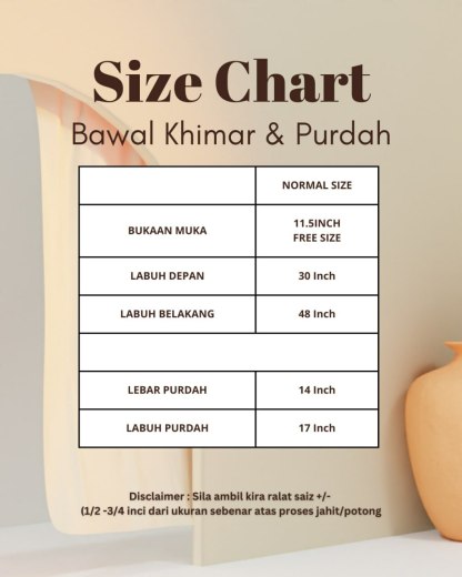 Zahra Suit (Blouse, Skirt, Bawal & Purdah)