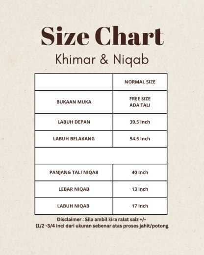 Jubah Hajar (Free Khimar & Niqab)