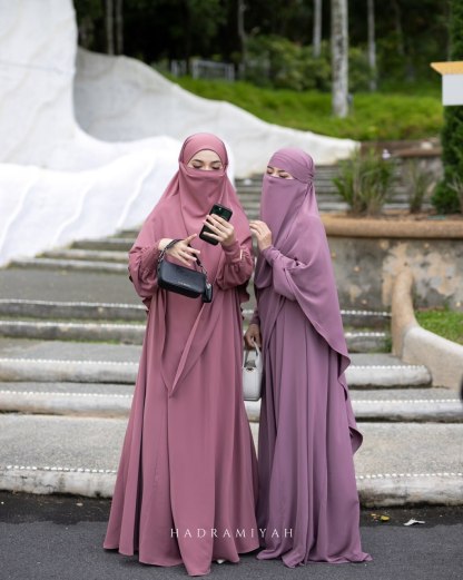 Jubah Hajar (Free Khimar & Niqab)