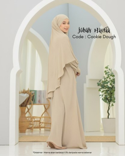 Jubah Hayfaa (Free Khimar & Purdah)