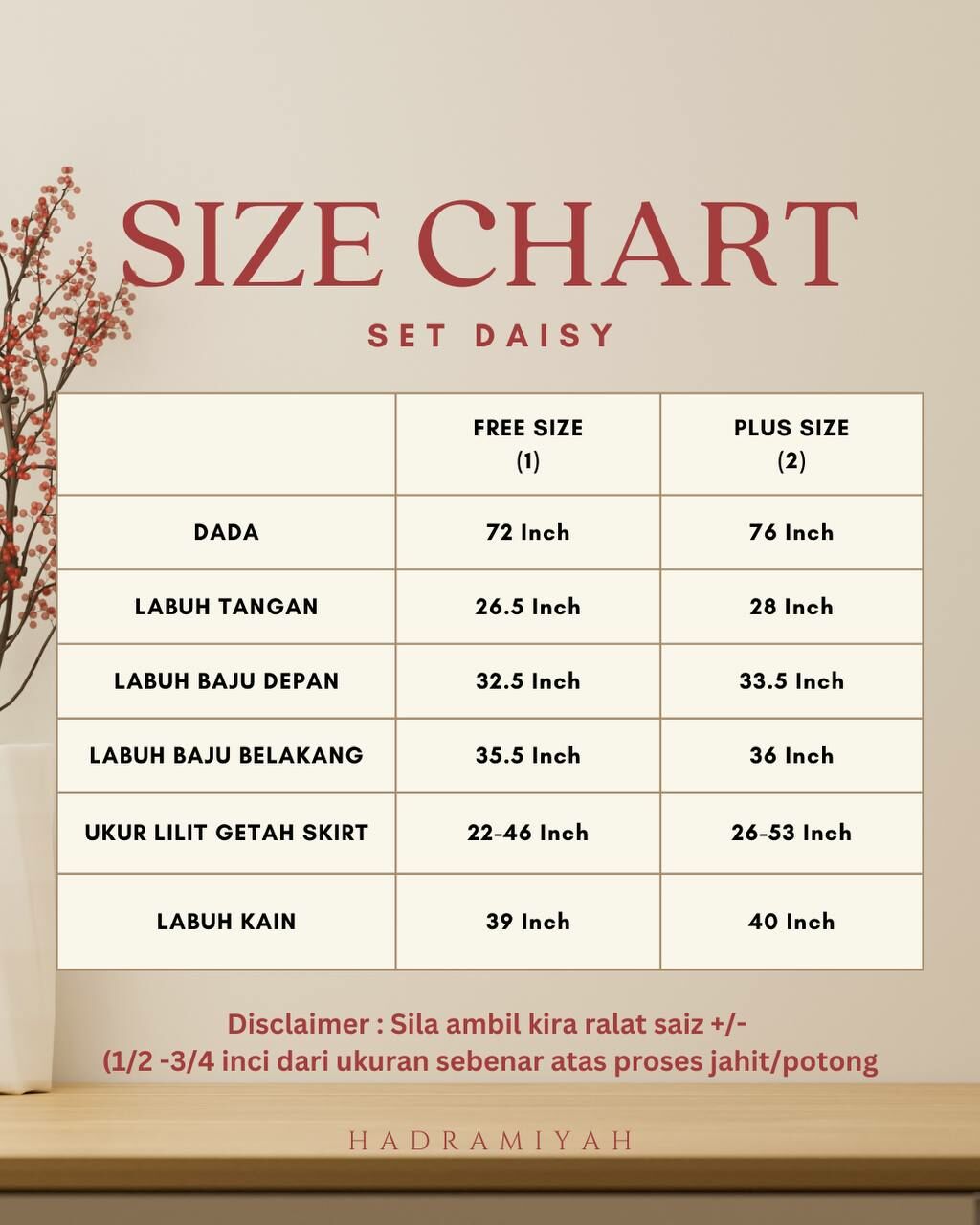 Blouse Skirt Daisy (Blouse & Skirt Only)