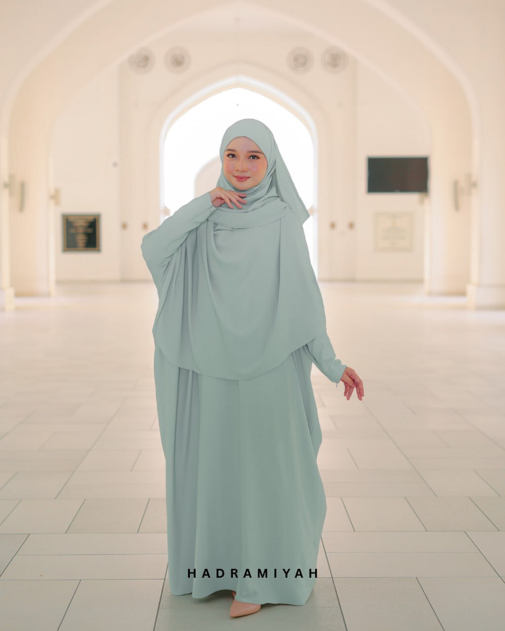 Jubah Asma' (Free Instant Khimar Shawl & Free Niqab)