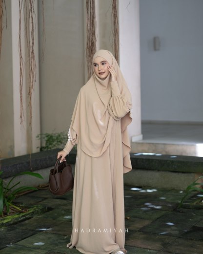 Jubah Hayfaa (Free Khimar & Purdah)