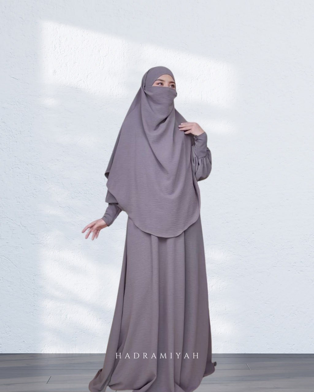 Jubah Hayfaa (Free Khimar & Purdah)